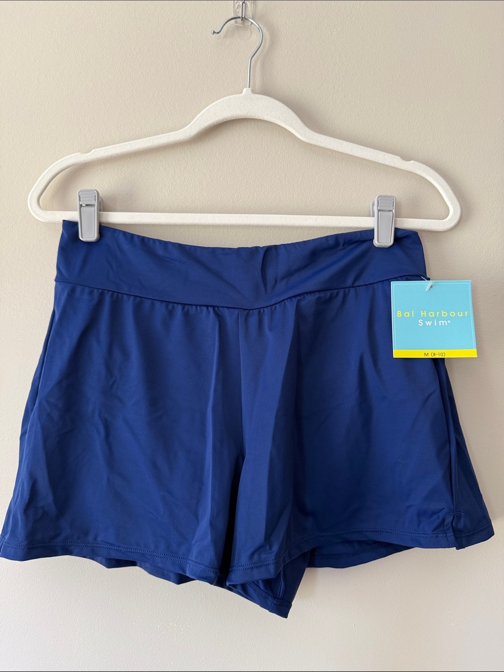 Bal Harbour Swim Royal Blue Women's Swim Shorts with Wide Waistband
